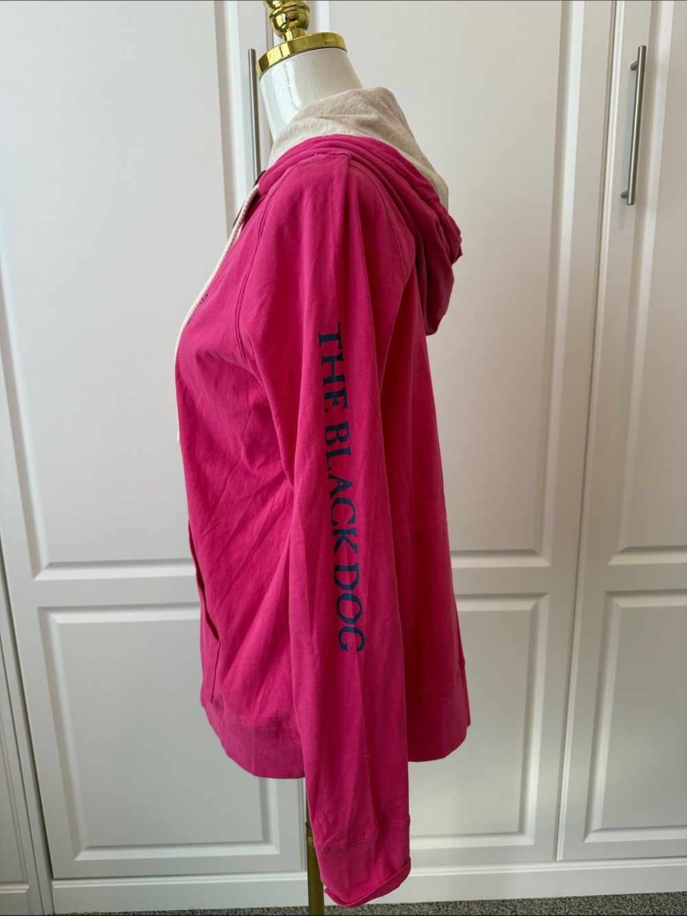 The Black Dog Pink Zip-Up Hoodie - Picture 3 of 9